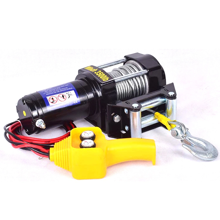 12000 Lb Small 12V Electric Wire Eletrico Rope Hydraulic Winch Car